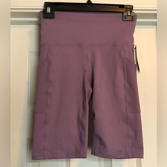 IDEOLOGY PERFORMANCE - L Sz XS Nine-Inch Bike Shorts w/Pockets in Rhapsody. NWT! - Picture 2 of 12